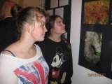 Wychowankowie Internatu  na wystawie fotografii ,, Wodny Dół”